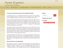 Tablet Screenshot of humanecogenetics.com